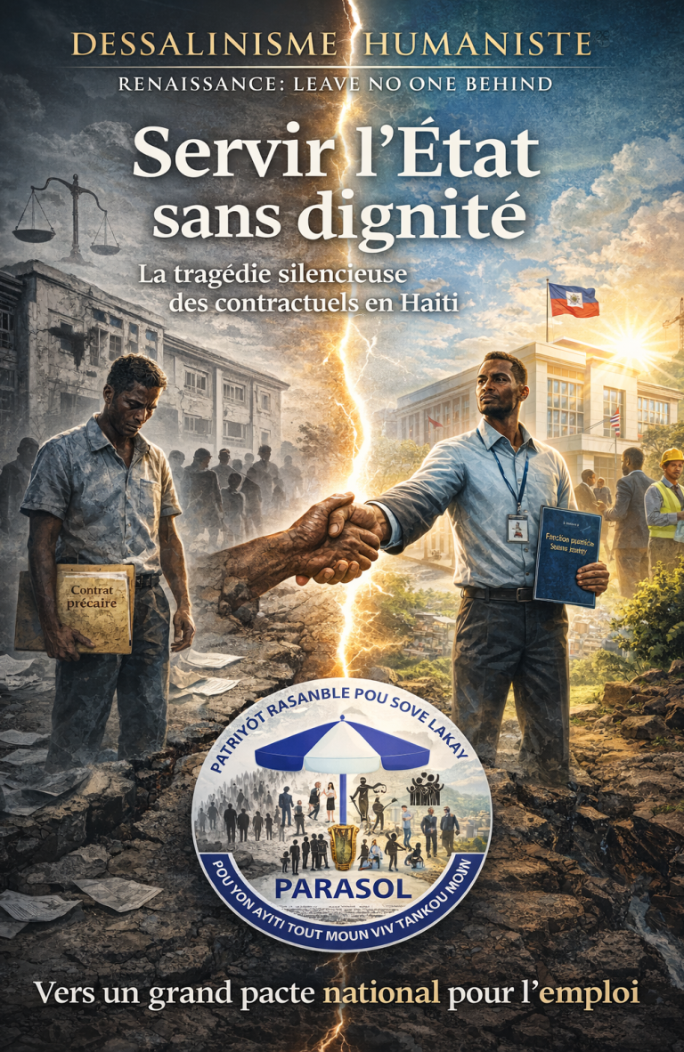 Servir l’État sans dignité: la tragédie silencieuse des contractuels et le grand pacte national pour l’emploi en Haïti